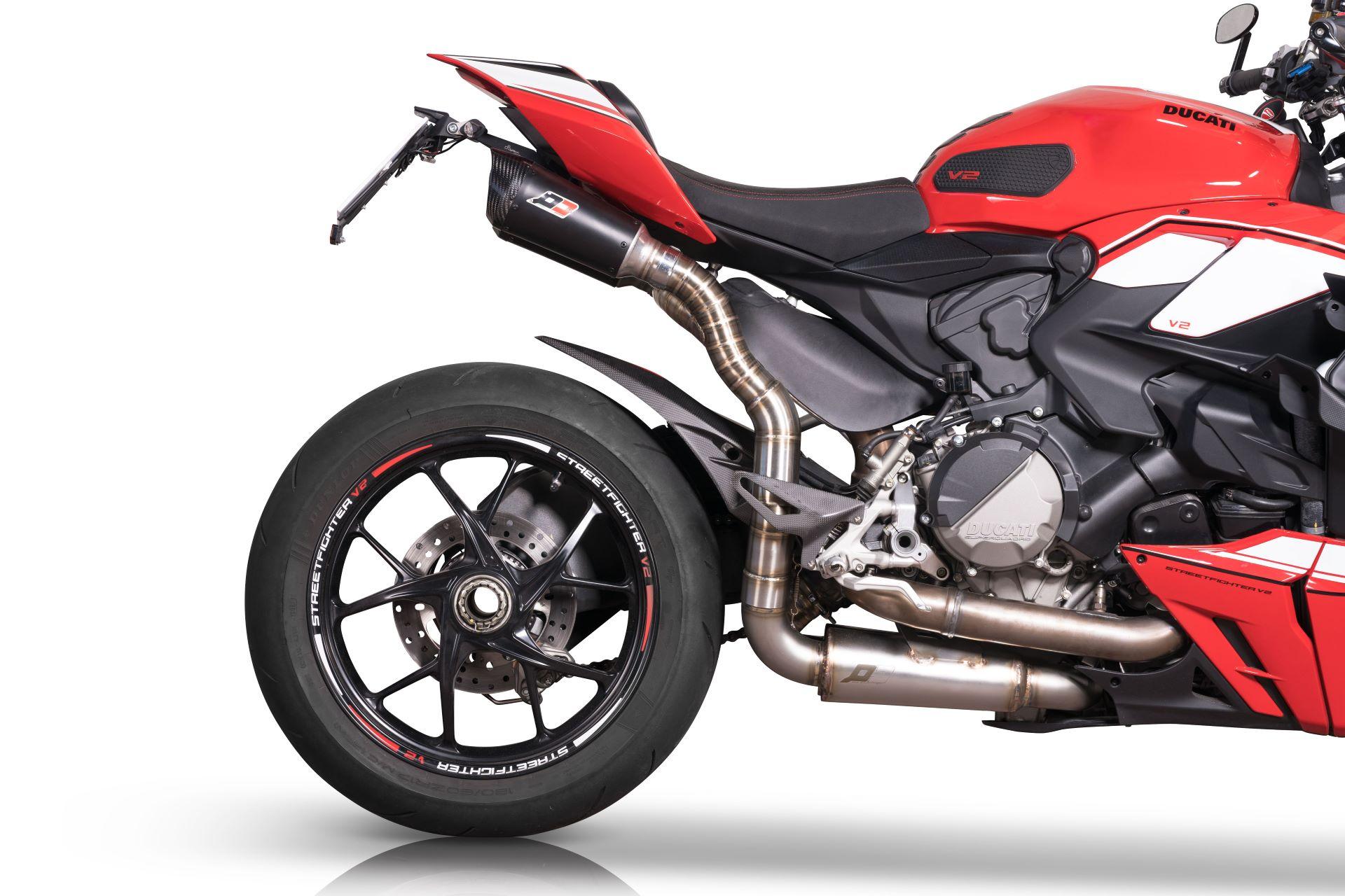 QD Exhaust SemiFull Exhaust System for the DUCATI STREETFIGHTER V2